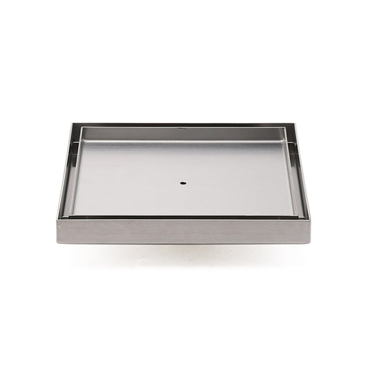 Bathroom 200x200mm Big Square Tile Insert Floor Drain Shower Grate 50mm Waste V1233-SQTI01200D50BS