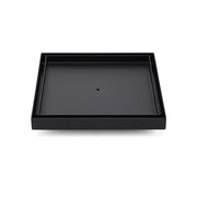 Watermark Matt Black Large 200mm Tile Insert Floor Drain Shower Grate 80mm Waste V1233-SQTI01200D80BL