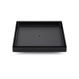 Watermark Matt Black Large 200mm Tile Insert Floor Drain Shower Grate 80mm Waste V1233-SQTI01200D80BL