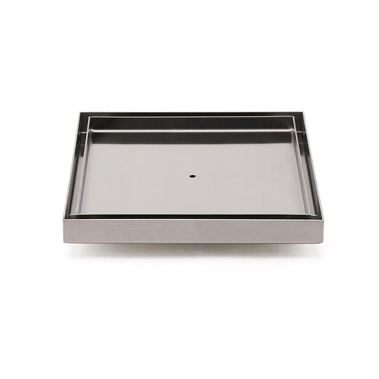 Bathroom Large Square 200x200mm Tile Insert Floor Drain Shower Grate 80mm Waste V1233-SQTI01200D80BS