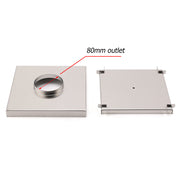 Bathroom Large Square 200x200mm Tile Insert Floor Drain Shower Grate 80mm Waste V1233-SQTI01200D80BS