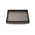 Gun Metal Large Square 200x200mm Tile Insert Floor Drain Shower Grate 80mm Waste V1233-SQTI01200D80GM
