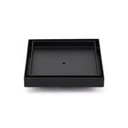 Watermark Black 150x150mm Tile Insert Floor Drain Shower Grate 80mm Waste Outlet V1233-SQTI0150D80BL