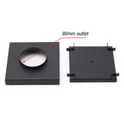 Watermark Black 150x150mm Tile Insert Floor Drain Shower Grate 80mm Waste Outlet V1233-SQTI0150D80BL
