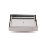 Square 150x150mm Tile Insert Floor Drain 80mm Waste Stainless Steel Shower Grate V1233-SQTI0150D80BS