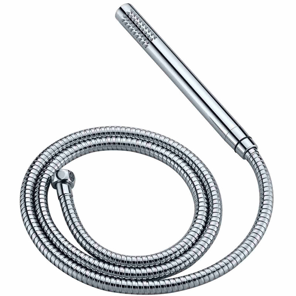 WELS Chrome Round Large 12" Rain Shower Head Single Mode Handheld Wall Arm Rail 2in1 Set V1233-SS019CRSC842KSR112
