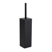 Matt Black Square Stainless Steel Bathroom Accessory Toilet Brush Holder Cup Set V1233-T87023BL