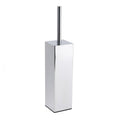 Bathroom Polished Chrome Square Standing Toilet Brush Stainless Steel Holder Cup Kit V1233-T87023PS