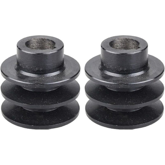 2 Pcs Poulies a Belt and Alesage 54 and of Diameter Poulie a Double Rainure Compatible with Motor 168F 170F Poulie Motor of Spar, 19 mm, 20 mm, 56 mm