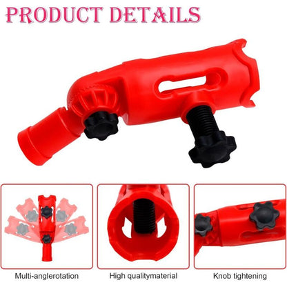 Extendable Multi Angle Paintbrush Holder Adjustable Adapter for Telescopic Handle Tool for Painting Walls and Ceilings at Height