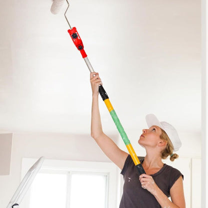 Extendable Multi Angle Paintbrush Holder Adjustable Adapter for Telescopic Handle Tool for Painting Walls and Ceilings at Height
