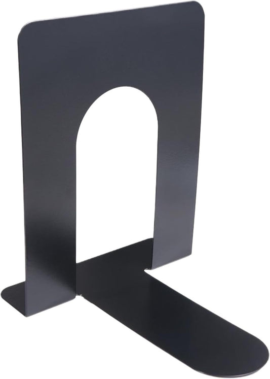 Bookends - Metal - Iron bookshelves - To be used for supporting books and organizing your desk - 13 x 15 x V1237-NKKS00002