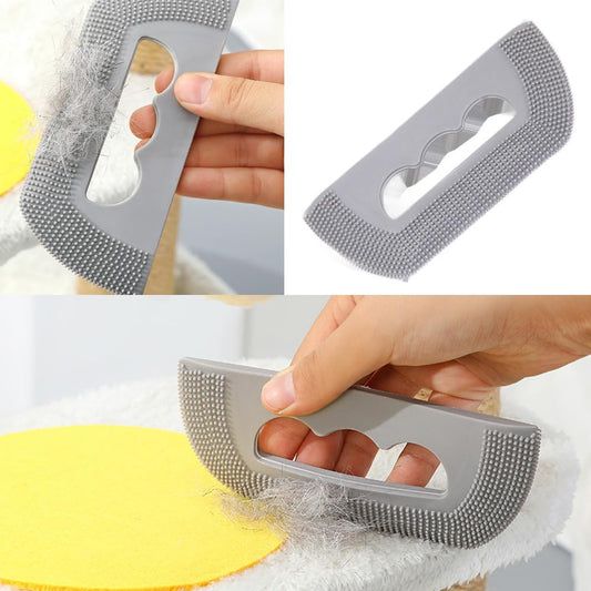 Cat Brush - Pumpkin Shape - Cat Comb - Dog Brush - Brush Against Cat Hair - Anti-Shedding - Coat Care - Gray V1237-NKKS00009