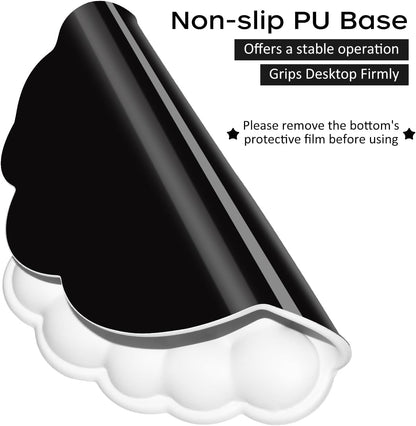 Mouse pad - Mouse pad with wrist rest - Ergonomic mouse pad - Mouse pad with leather surface, suitable for V1237-NKKS00011