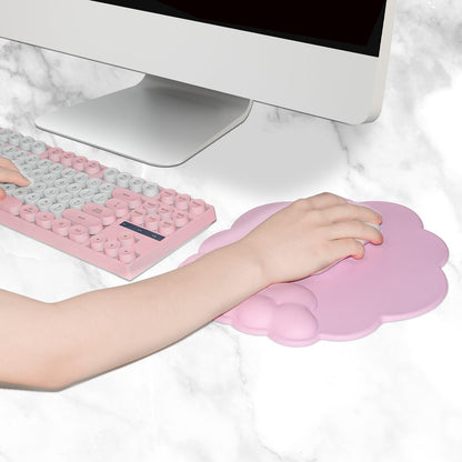 Mouse pad - Mouse pad with wrist rest - Ergonomic mouse pad - Mouse pad with leather surface, suitable for V1237-NKKS00013