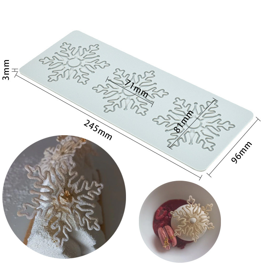 Baking Molds (3-Piece Set) - Silicone Baking Molds - Three Different Shapes - Maple Leaf, Clover, and V1237-NKKS00045