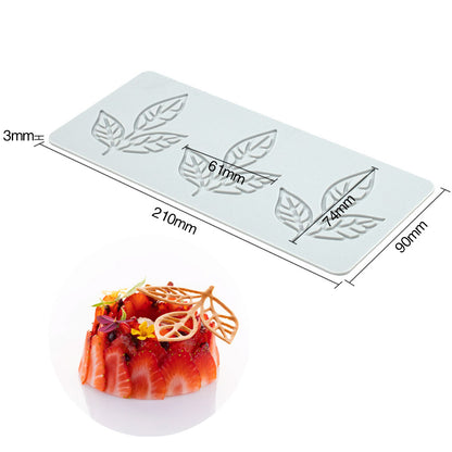 Baking Molds (3-Piece Set) - Silicone Baking Molds - Three Different Shapes - Maple Leaf, Clover, and V1237-NKKS00045
