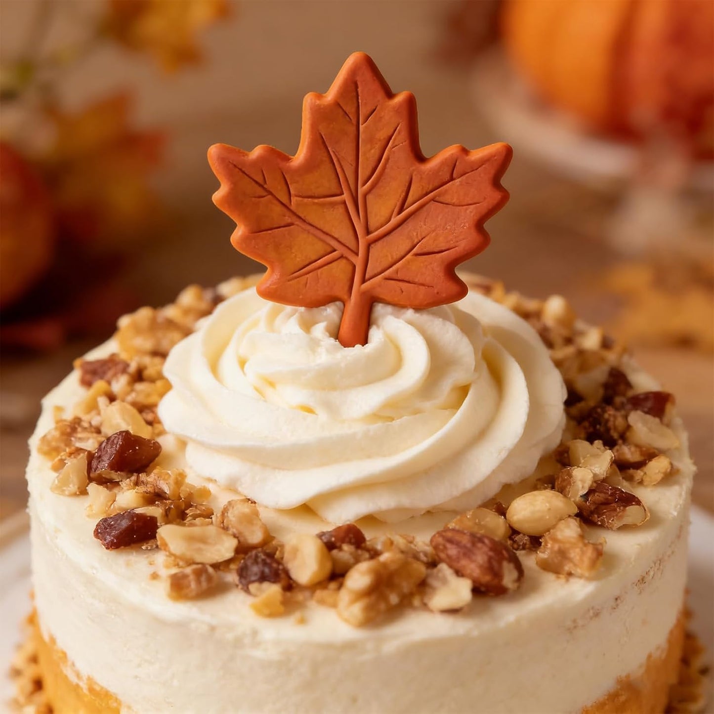 Baking Molds (3-Piece Set) - Silicone Baking Molds - Three Different Shapes - Maple Leaf, Clover, and V1237-NKKS00045