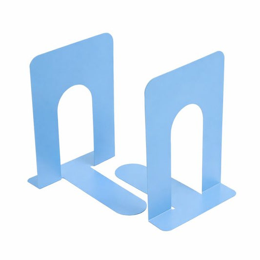 Bookends - Metal - Iron bookshelves - To be used for supporting books and organizing your desk - 13 x 15 x V1237-NKKS00053