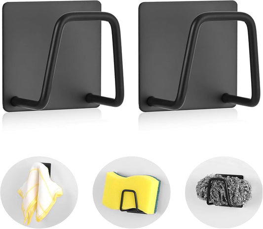 Storage rack - Sponge rack - Self-adhesive - Waterproof - Stainless steel sponge rack for the sink - Sink V1237-NKKS00104
