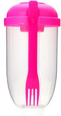 Breakfast Cup - Oat - Yogurt - Salad Cup - Portable Breakfast Lunch Cup - Food Storage Cup - Vegetable and V1237-NKKS00113