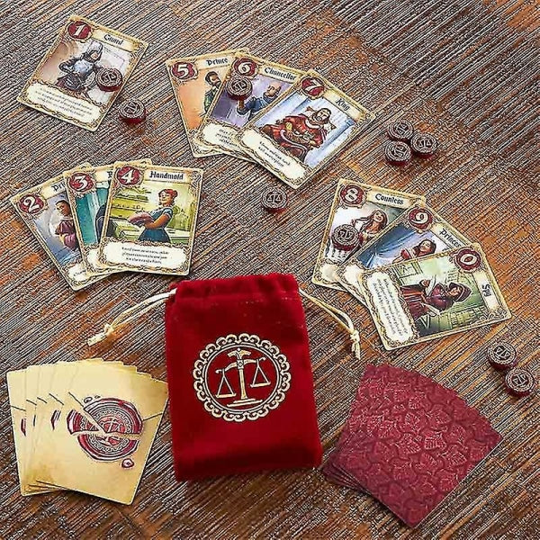 Dww-games Love Letter Card Game Age 10+ 2 - 6 players 20+ minutes playing time V1237-ZY-203-0007