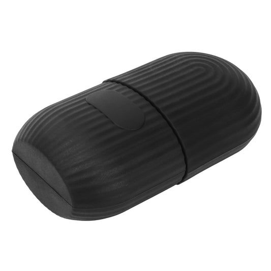Ice Facial Roller Cold Ice Mold Holder Silicone Reusable for Facial Beauty DIY Facial Care Black Striped Black V1237-ZY-203-0019