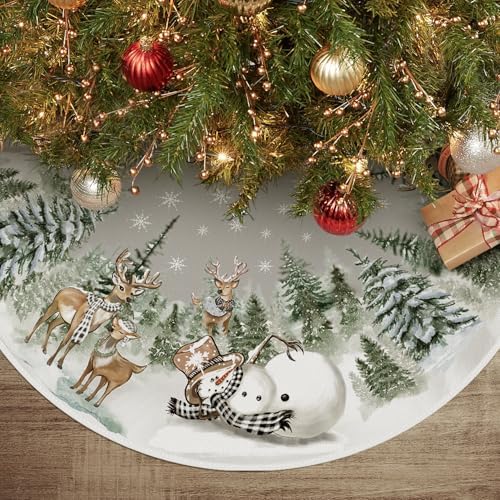Christmas Tree Mat 36 Inch, Winter Season Christmas Tree Decoration V1237-ZY-203-0027