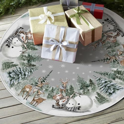 Christmas Tree Mat 36 Inch, Winter Season Christmas Tree Decoration V1237-ZY-203-0027