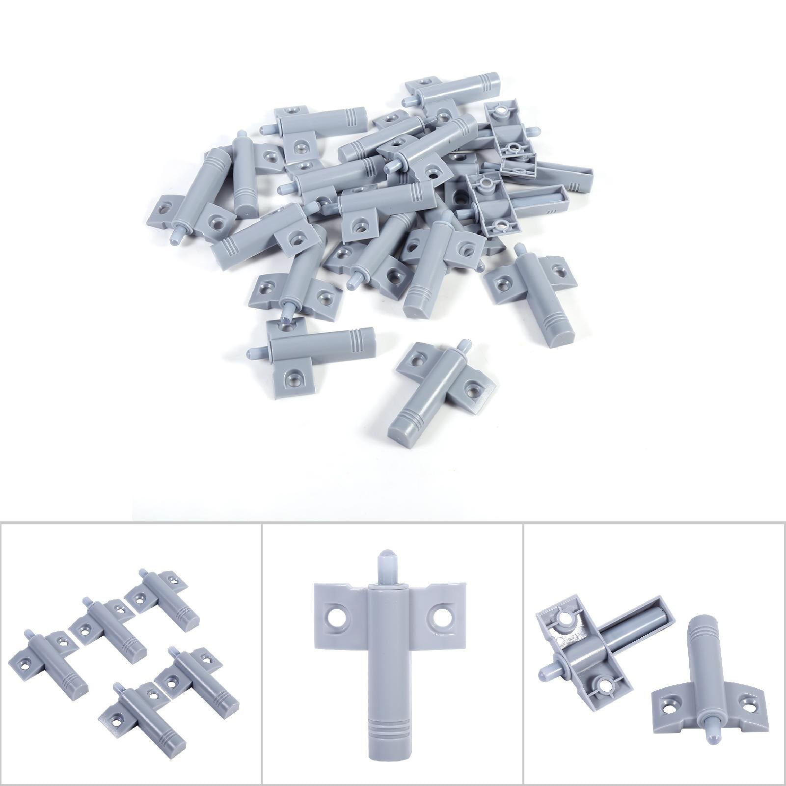 20pcs/pack Kitchen Door Stop Drawer Soft Quiet Closing Damper Buffers Grey/White V1237-ZY-203-0037