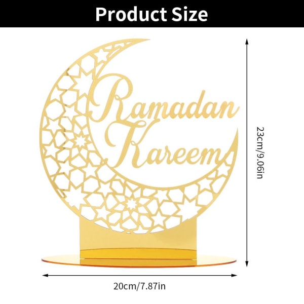 Eid Mubarak Decor Ramadan Ornament 1 1 V1237-ZY-203-0049