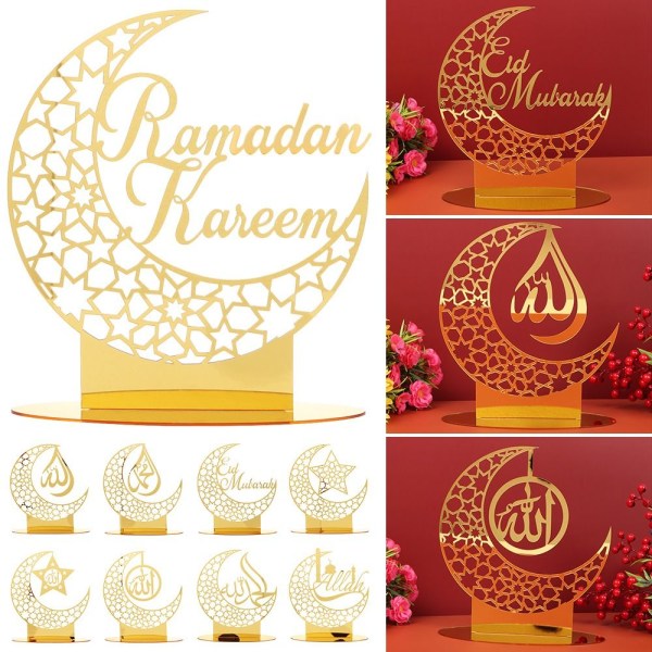 Eid Mubarak Decor Ramadan Ornament 1 1 V1237-ZY-203-0049