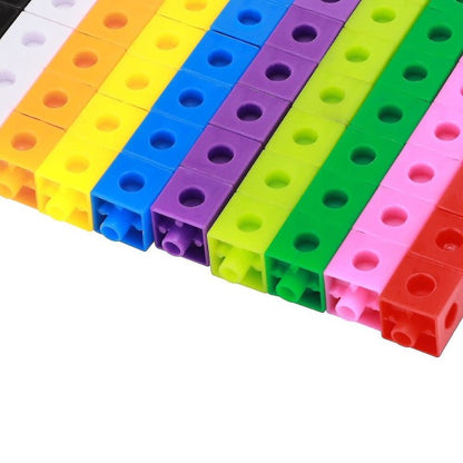 100pcs Children's Construction Toys Snap Cube Toys Educational V1237-ZY-203-0055