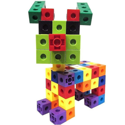 100pcs Children's Construction Toys Snap Cube Toys Educational V1237-ZY-203-0055