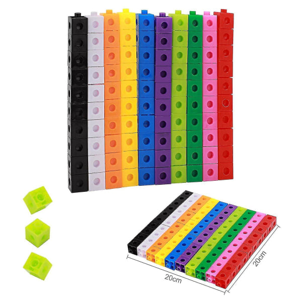 100pcs Children's Construction Toys Snap Cube Toys Educational V1237-ZY-203-0055