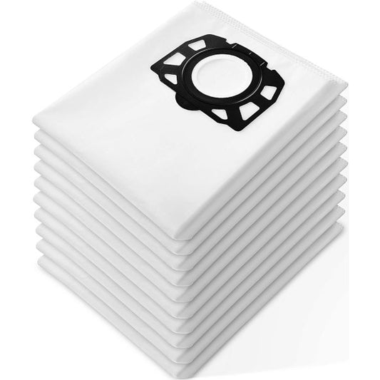 10 vacuum cleaner bags for Karcher vacuum cleaners, compatible with wd4 wd5 wd6 mv4 mv5 mv6 V1237-ZY-203-0056