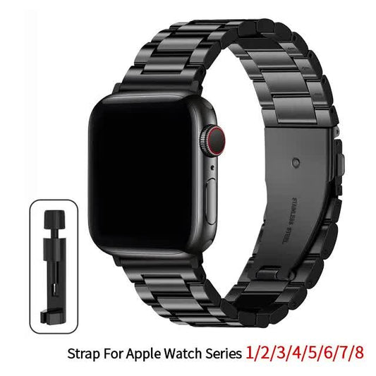 Stainless Steel Bracelet for Apple Watch Band 49mm 45mm 44mm 42mm Watch Metal Bracelet for Iwatch Series 9 8 V1237-ZY-203-0060