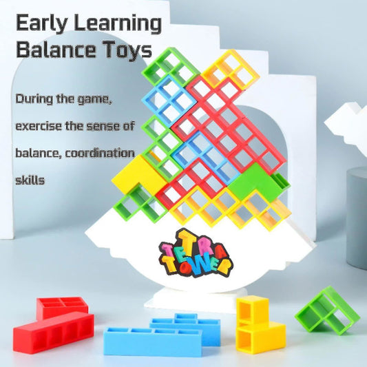 48 pcs Tetra Tower Balance Stacking Block Game, 100% New V1237-ZY-203-0071