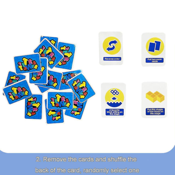 48 pcs Tetra Tower Balance Stacking Block Game, 100% New V1237-ZY-203-0071