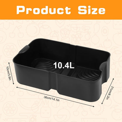 Silicone Molds for Air Fryer, Ninja Flex Drawer Air Fryer, Reusable for 10.4L V1237-ZY-203-0100