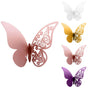 40pcs Butterfly Hanging Glass Cards - Wedding Decoration - Creative White 40pcs V1237-ZY-203-0118