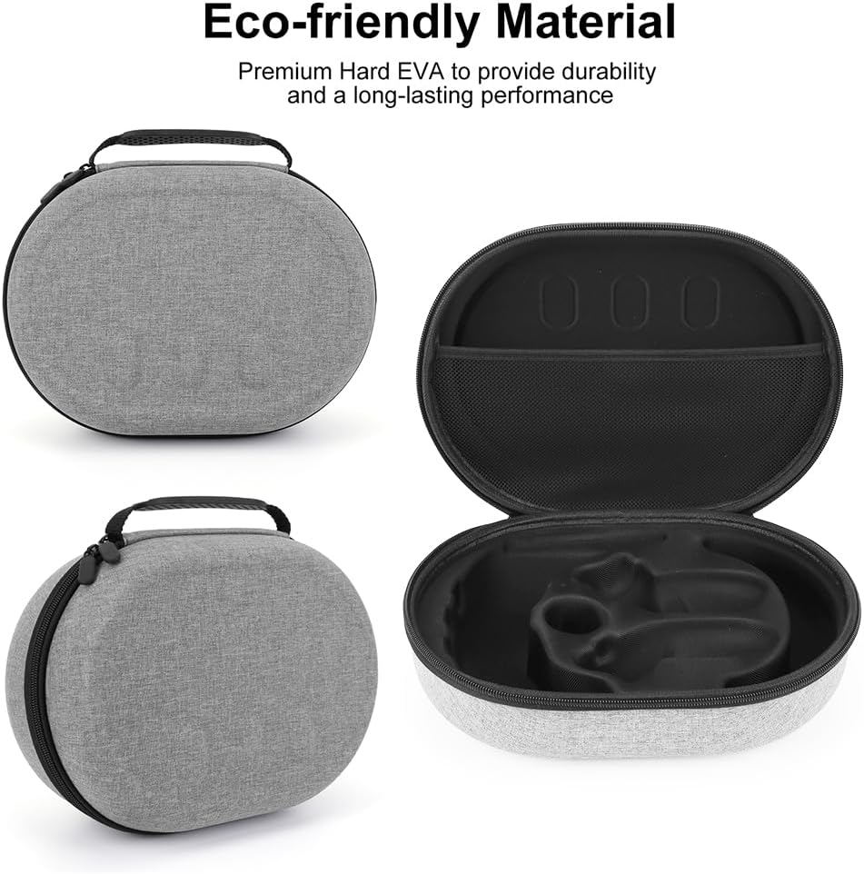 Carrying Case for Meta Quest 3 Headset, Shockproof, Portable Storage Case, Repo Resistant, Hard Case with V1237-ZY-203-0130
