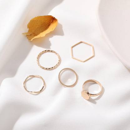 Fashion women's ring open ring led ring little finger ring set Amazon ZCR015 V1237-ZY-203-0134