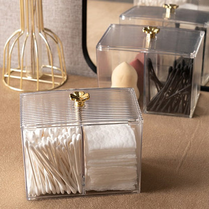 Makeup Storage Organizer Bathroom Jar Cotton Swabs Storage V1237-ZY-203-0136