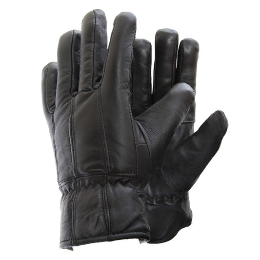 Soft Sheepskin Gloves in Genuine Leather for Men L/XL Black L/XL SQBB V1237-ZY-203-0144