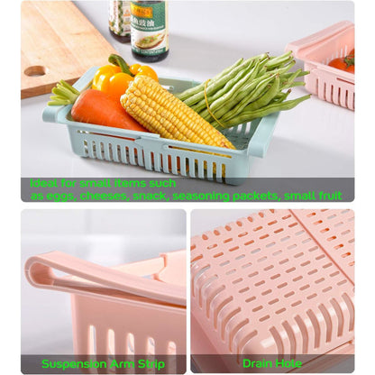 Refrigerator Drawers, Adjustable Storage Shelf Refrigerator Divider Organizer, Refrigerator Drawer Organizer V1237-ZY-203-0147