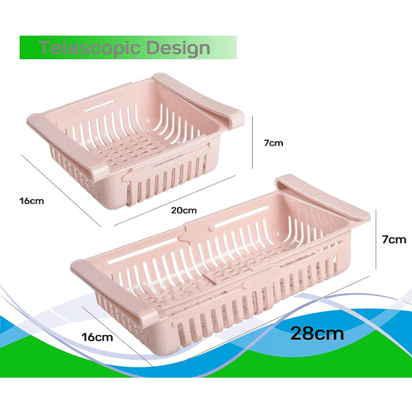 Refrigerator Drawers, Adjustable Storage Shelf Refrigerator Divider Organizer, Refrigerator Drawer Organizer V1237-ZY-203-0147