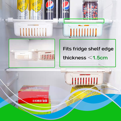 Refrigerator Drawers, Adjustable Storage Shelf Refrigerator Divider Organizer, Refrigerator Drawer Organizer V1237-ZY-203-0147