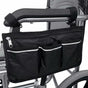 Bag for (black, 32.5 x 18 cm) wheelchair with pockets V1237-ZY-203-0156