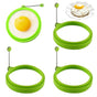 pcs silicone egg ring, egg rings non-stick, egg cooking rings, perfect fried shape or pancake rings V1237-ZY-203-0177